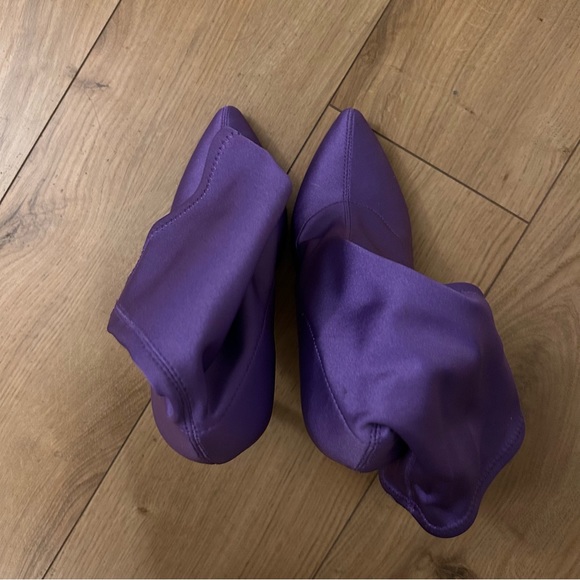 CALL IT SPRING Purple SOCK BOOTS NWOT - Picture 3 of 5